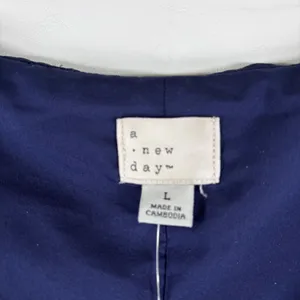 Navy Blue Bubble Hem Two Piece Set Cami Silky Top L and Mini Skirt 12 Party Chic thumbnail 10