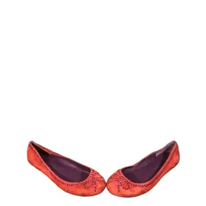 Marc Jacobs Suede Red & Purple Beaded Bow Detail Flats Shoes Women Sz 36 thumbnail 3
