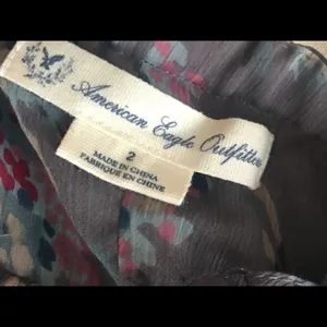 American Eagle Spaghetti Strap Floral Dress Sz 2 thumbnail 4