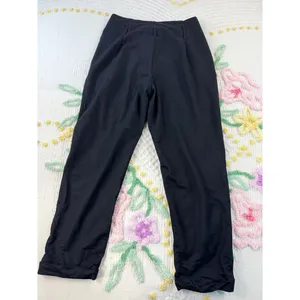 Indigo REIN Black Pleated High Waist Trousers Women's Size‎ 5 6 thumbnail 8