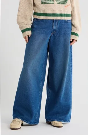 Mother The Rigatoni Sneak Wide Leg Jean thumbnail 1