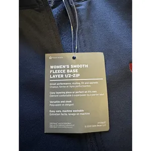 Eddie Bauer‎ Women 2XL Top 1/2 Zip Smooth Fleece Base Layer Performance thumbnail 7