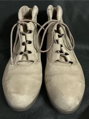 Rockport Women’s Light Grey Suede Look Lace-Up Ankle Boots SZ 7 thumbnail 7