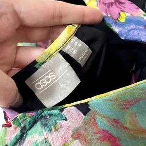 ASOS floral flowy english garden party fairycore dress open back women's‎ size 6 thumbnail 7