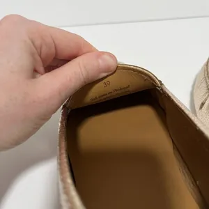 Bobbies Gold Lame Handmade Driving Moccasin Loafers with Bow Size 39 thumbnail 7