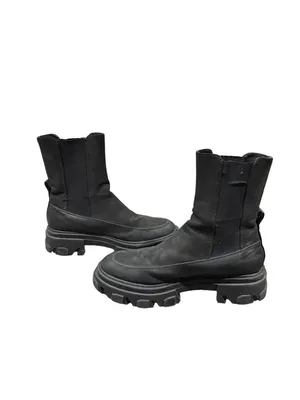 Only Black Chunky Ankle Boots Size 39 thumbnail 4