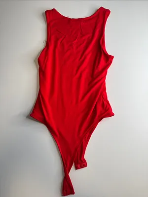 Better Be Red Sleeveless Kids One-Piece Bodysuit thumbnail 4