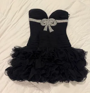 SHERRI HILL Black Homecoming Cocktail Dress thumbnail 5
