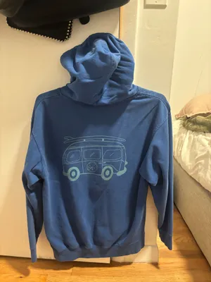 Surf Co Blue Hoodie Size M thumbnail 2