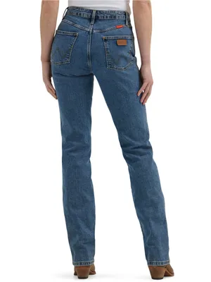 WOMEN'S WRANGLER® COWBOY CUT® SLIM FIT STRETCH JEAN 9x34 thumbnail 2