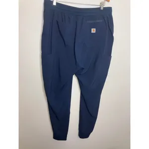 Carhartt Scrub Pants Womens XL Navy Excellent Liberty Jogger Cargo C53110 thumbnail 4