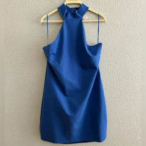 NWT Remi x Revolve Carli Mini Dress in Bright Blue Size 1X‎ thumbnail 2