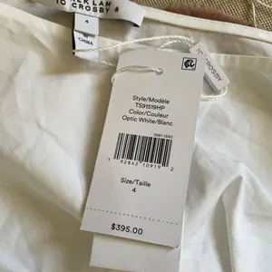 DEREK LAM 10 CROSBY Tie Front Poplin dress thumbnail 5