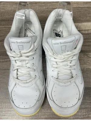 New Balance 574 Sneakers Women’s 7.5 White Breast Cancer Awareness Walking Shoes thumbnail 4