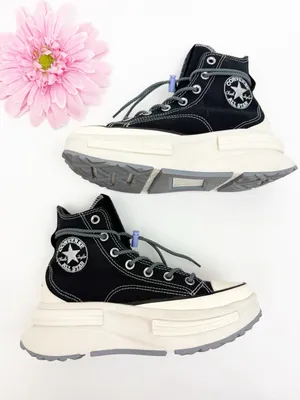 Converse All Star Run Star Legacy Cx High Top Platform Sneaker Black/Ultraviolet thumbnail 3