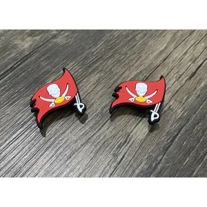 Tampa Bay Buccaneers Football Team Charm For Crocs - 2 Pieces thumbnail 1