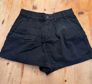 Free People Black Chino Shorts thumbnail 1