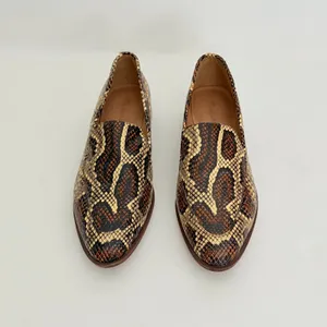 MADEWELL The Frances Loafer Snake Embossed Leather Snakeskin Shoes Size 8.5 thumbnail 4