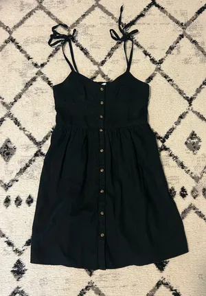 Aerie Short Linen Summer Dress thumbnail 1