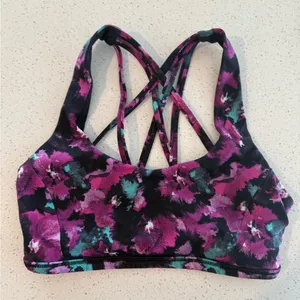 Patterned LuLu Lemon Sports Bra thumbnail 1