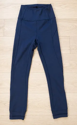 Lululemon Women's All The Right Places High-Rise Crop Leggings Yoga Sz 2 thumbnail 1