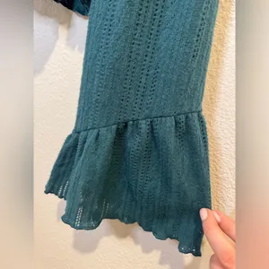 Urban Outfitters Out From Under NWOT Lizzie Ruffle Hooded Long Sleeves Top‎ Size S thumbnail 6