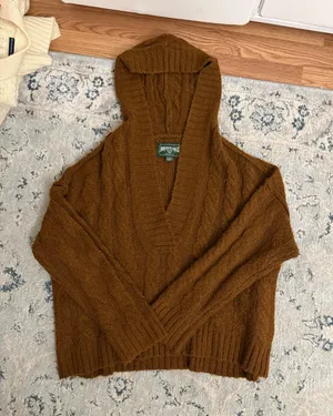 American Eagle Hooded Sweater Knit thumbnail 1