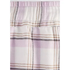 New State of Day Women's Size 3X Sunday Plaid White Purple Striped Pants Sleep thumbnail 3