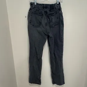 Abercrombie & Fitch Curve Love 90s Straight Ultra High Rise Jeans Black 28‎ 6R thumbnail 4