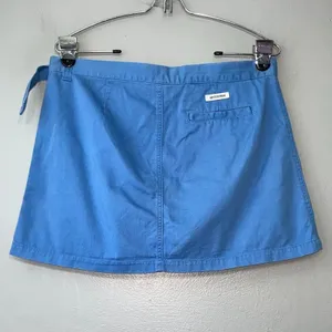 Abercrombie & Fitch Size Small Blue Short Pleated Wrap Skirt Y2K Preppy Tennis thumbnail 2