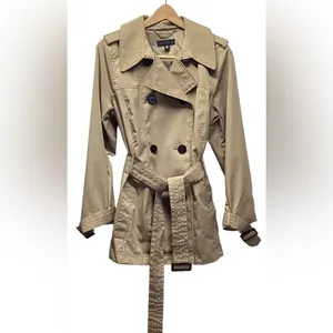 Worthington Vintage Classic camel tan pea coat. Size XL thumbnail 3