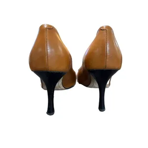 Lambertson truex women's vintage‎ brown pointed stiletto heels size 37.5 thumbnail 6
