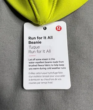 Lululemon Run For It All Beanie NWT Yellow thumbnail 8