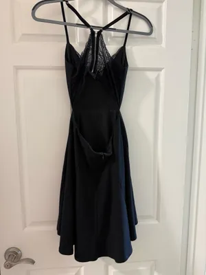 Side cut out open back dress thumbnail 2