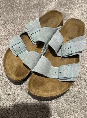 Light Blue Birkenstock Sandals thumbnail 1