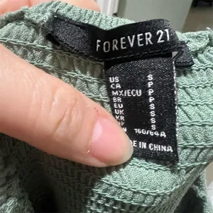 Forever 21 Women's Green Strapless Smocked Maxi Dress Size S Summer Casual thumbnail 8