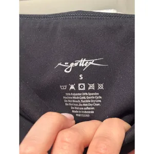 X by Gottex Women’s Black Flare Yoga Pants Size Small High Rise Stretch thumbnail 3
