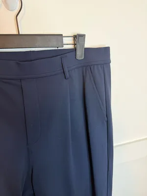 Halara DayStretch Navy Blue High Waisted Pocket Work Flare Pants thumbnail 4