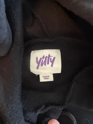 Yitty oversized hoodie black and blue thumbnail 4