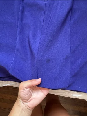 Crystal Doll Royal Blue Halter Bodycon Mini Dress thumbnail 4