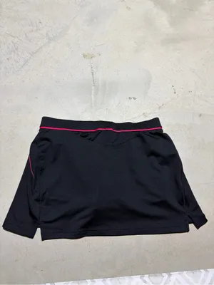adidas Black athletic tennis Skort with Pink Accents small thumbnail 6