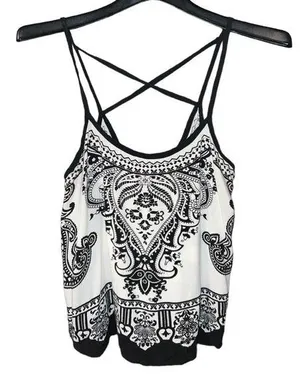 Forever 21 Abstract Tank Top Womens Medium thumbnail 1