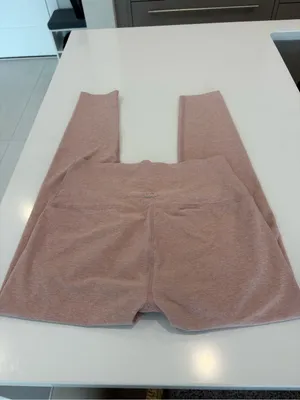 Beyond Yoga Pink Heather High Rise Leggings Size L thumbnail 3