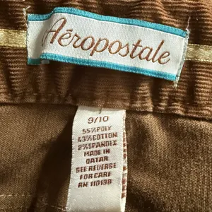Y2K Aéropostale Corduroy Pants 9/10 Early 2000s Straight Leg Low Rise‎ Capri thumbnail 10