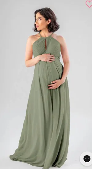 Kennedy Blue Lacey Bridesmaid Dress Moss thumbnail 1