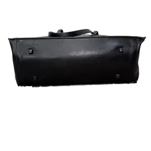 BEIS Work Tote Bag Women Large Black Excellent Vegan Leather Laptop Travel Bag thumbnail 5