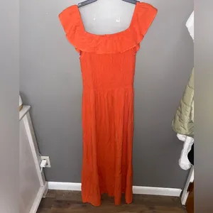 Le Chateau Orange Maxi Dress thumbnail 2