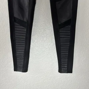 Alo Yoga Mid Waisted Moto Leggings Black‎ Size XS thumbnail 8