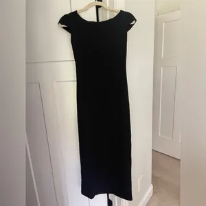 Reformation‎ Raewyn Knit Black Dress Cowl Neck Sleeveless thumbnail 6