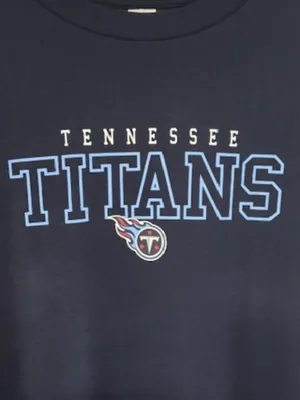 NFL Team Apparel Tennessee Titans Sleepwear T‑Shirt Women’s XL Navy Lightweight thumbnail 4